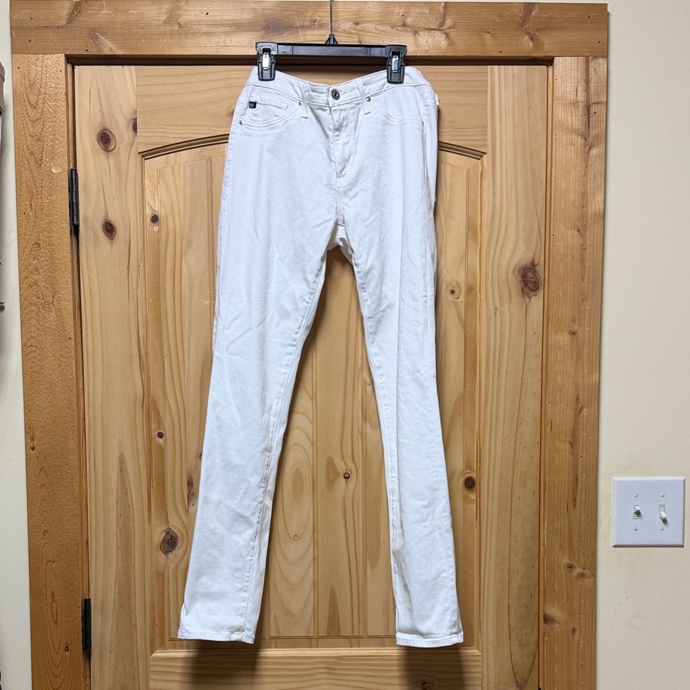Like New AG Adriano Goldschmied White Jeans The Prima Cigarette Leg 27 or 28